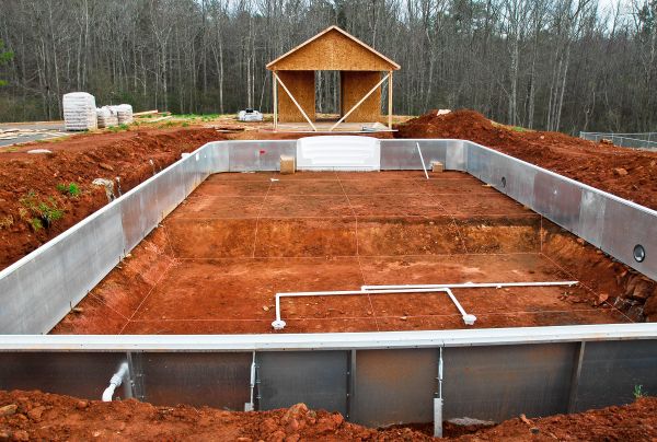 Pool Site Grading in Fairhope