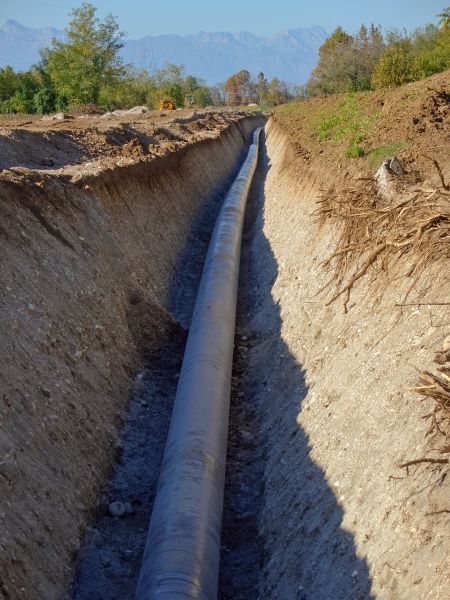 Gas Pipe Trenching in Fairhope