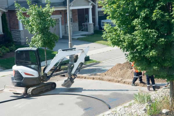 Electrical Line Trenching in Fairhope