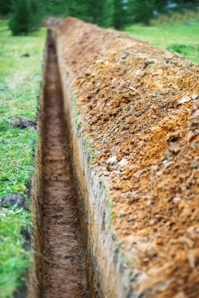 Power Line Trenching in Fairhope